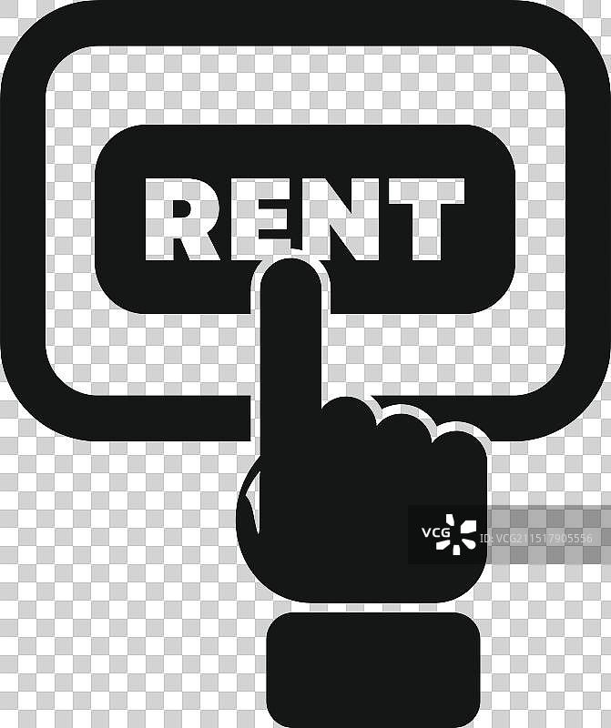 平板电脑点击租用按钮图片素材