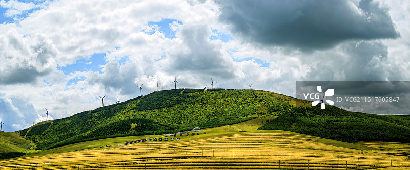 《美丽的草原天路风光》图片素材