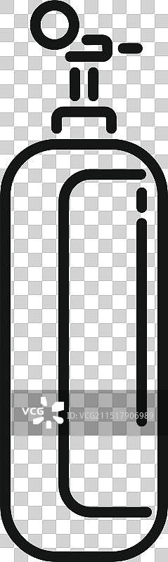 医疗氧气瓶图标图片素材