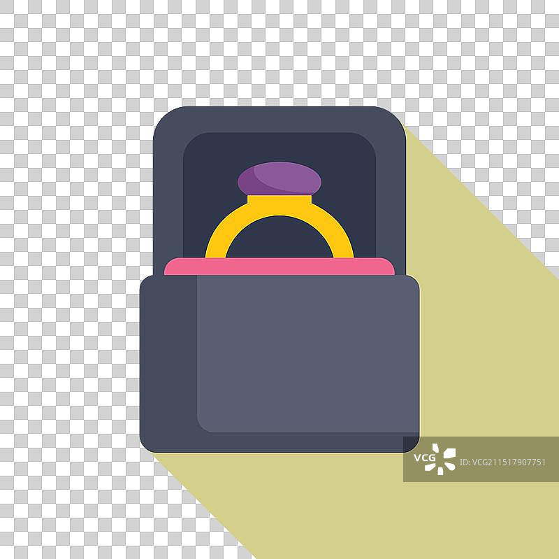 紫色宝石金色订婚戒指图片素材