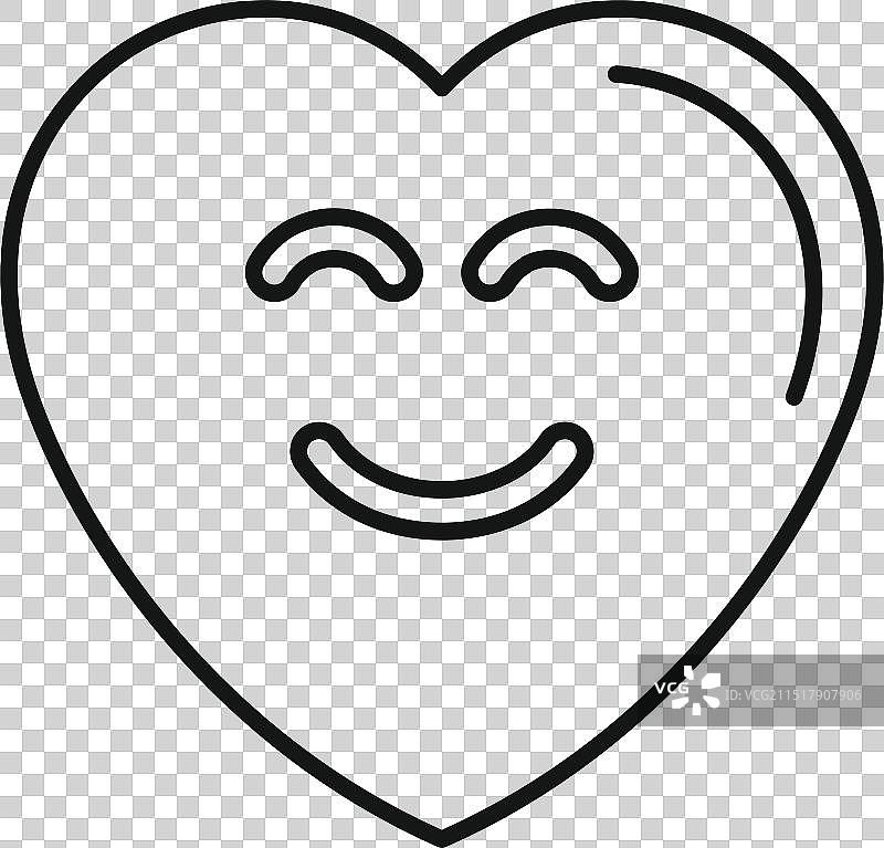 爱心笑脸图片素材