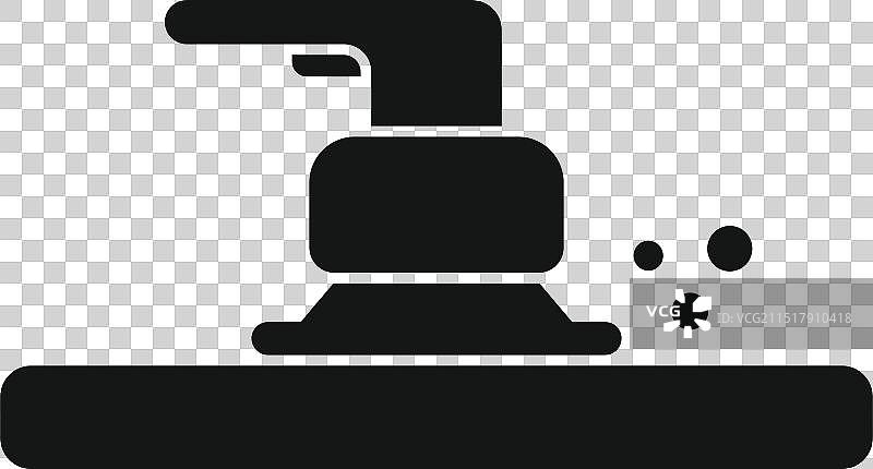 水龙头滴水图标图片素材