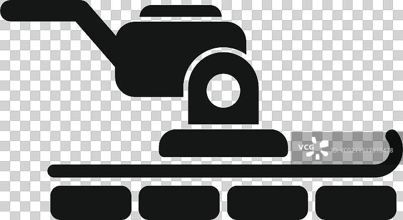 雪地整理机准备越野滑雪图片素材