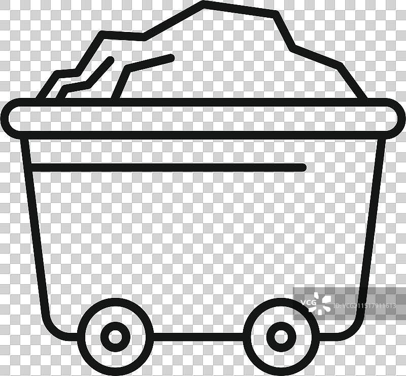 矿车运送建筑用石图片素材