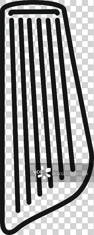 显示加速的汽车油门踏板图标图片素材