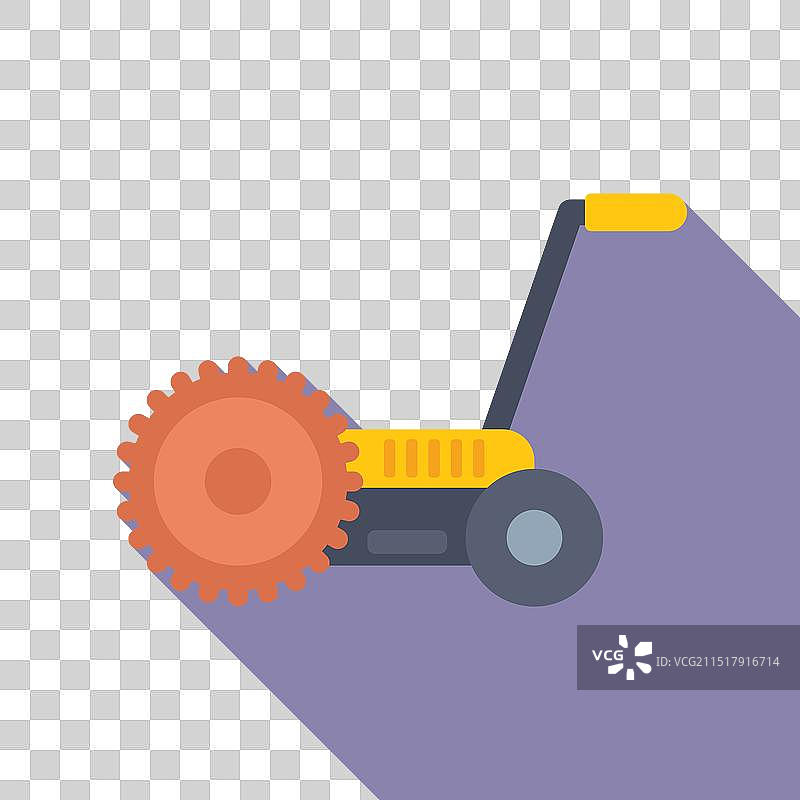 圆锯切割机使用中图片素材