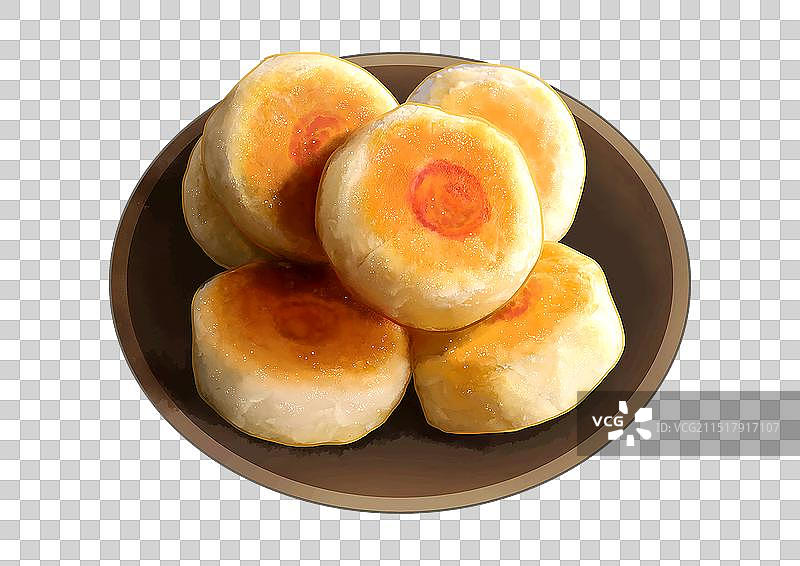 月饼净素月饼酥饼图片素材