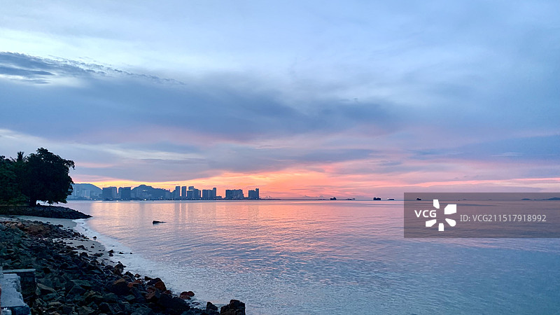 马来西亚槟城乔治敦海边图片素材