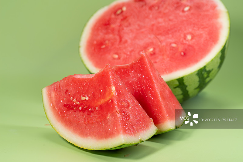 麒麟西瓜特写图片素材