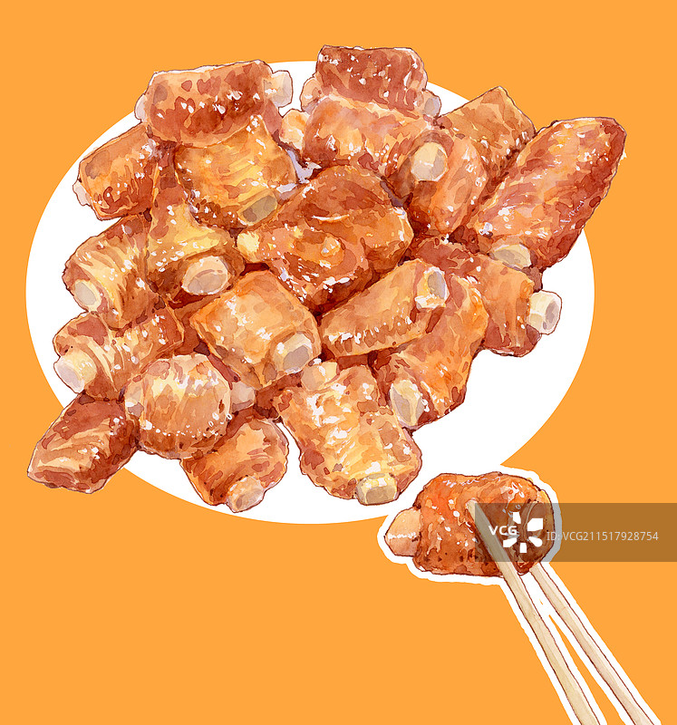 红烧排骨图片素材
