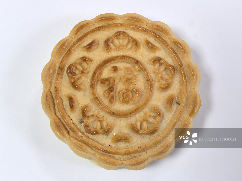 老式福字月饼图片素材