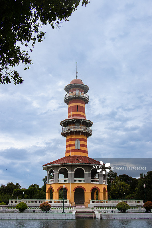 泰国大城府皇室行宫，邦芭茵夏宫-泰国颐和园图片素材