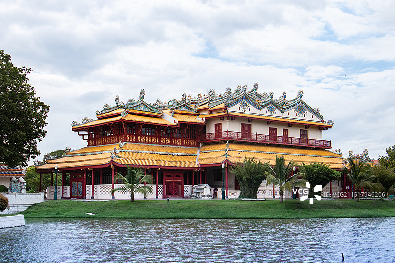 泰国大城府皇室行宫，邦芭茵夏宫-泰国颐和园图片素材