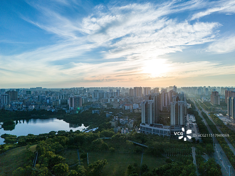 海南海口凤翔湿地公园图片素材