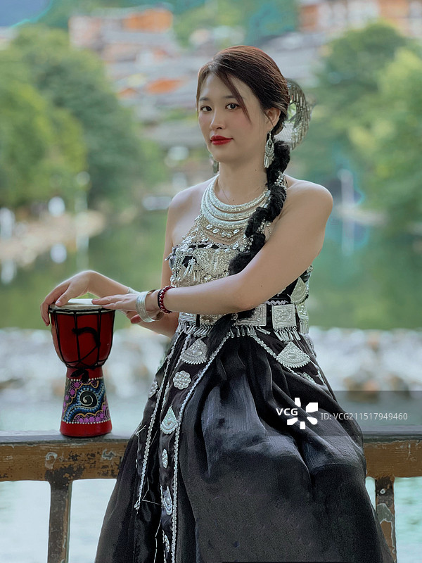 打卡西江千家苗寨图片素材