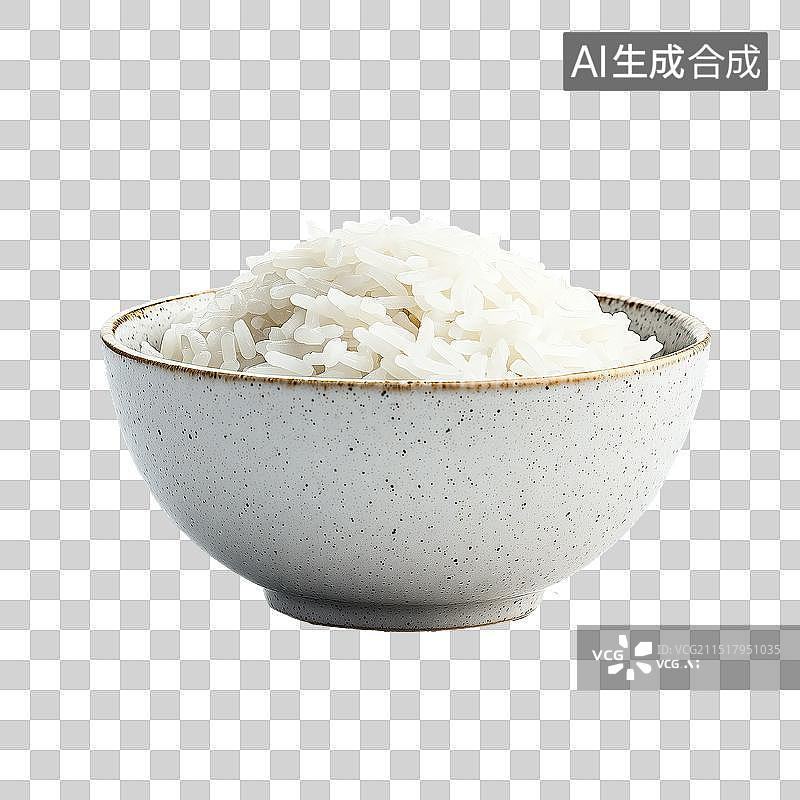 【AI数字艺术】一碗米饭图片素材