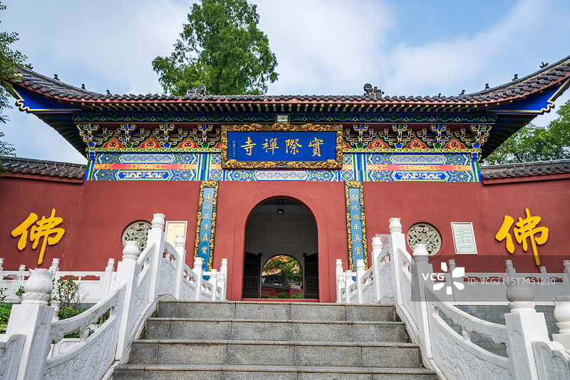 合肥4A冶父山森林公园 - 实际禅寺图片素材