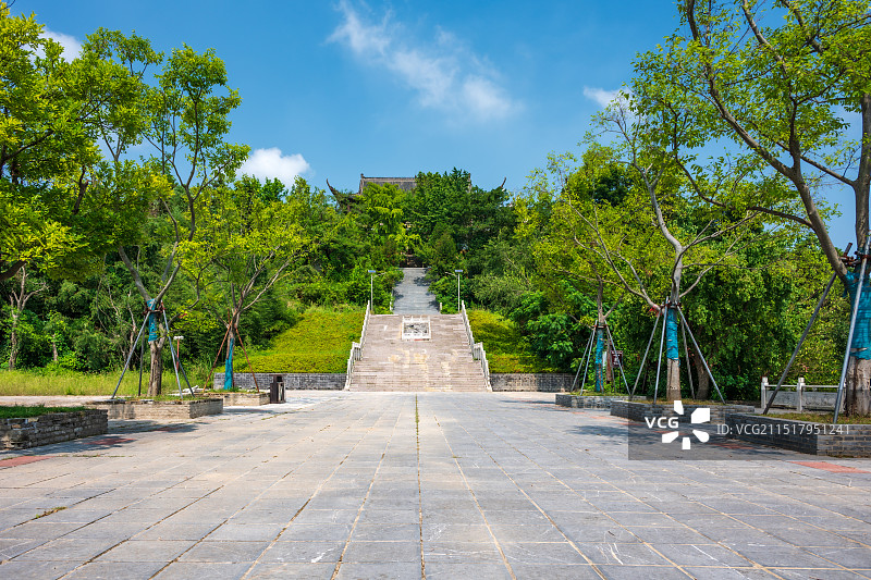 合肥4A冶父山森林公园 - 伏虎寺图片素材