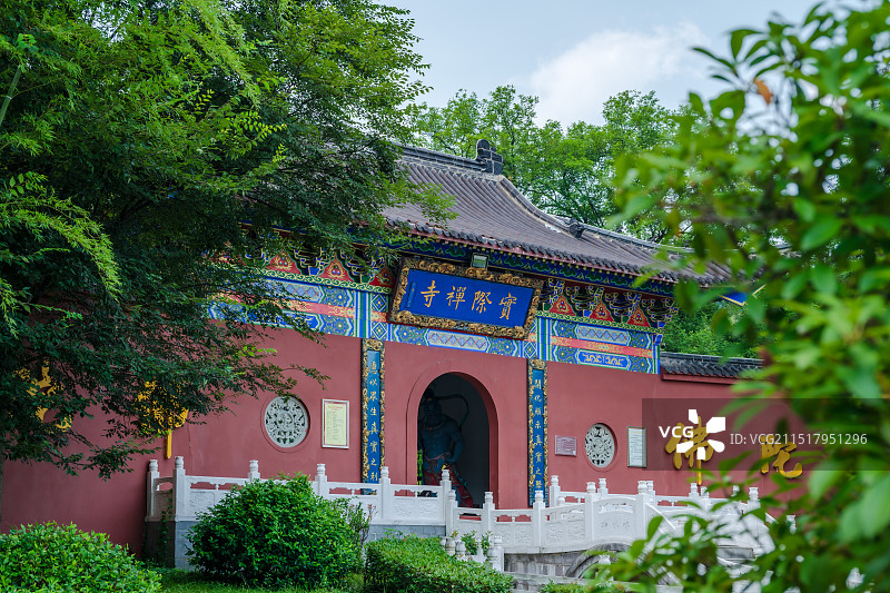 合肥4A冶父山森林公园 - 实际禅寺图片素材