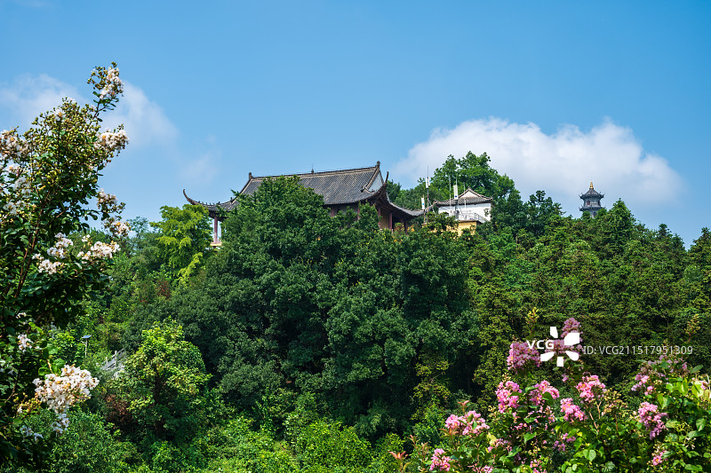 合肥4A冶父山森林公园 - 伏虎寺图片素材