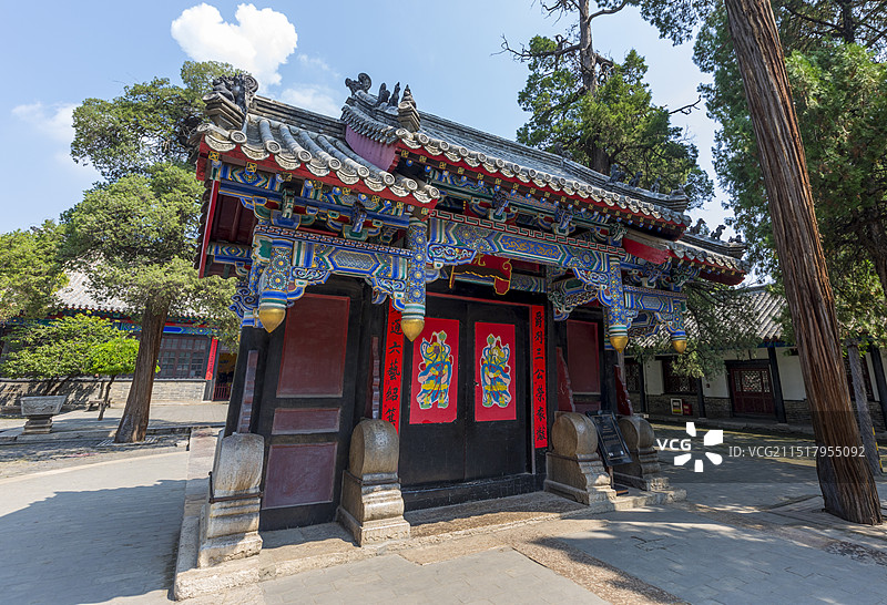 山东曲阜孔府景区重光门图片素材