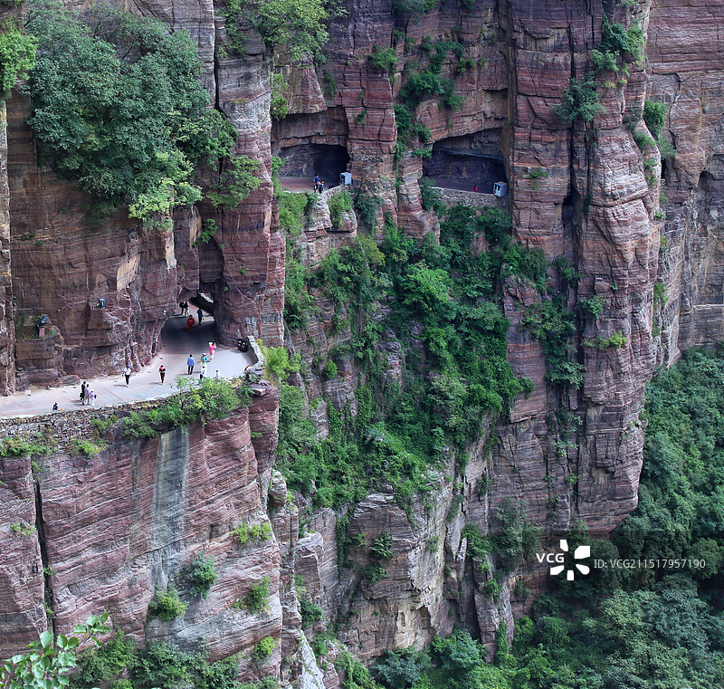 郭亮村公路图片素材