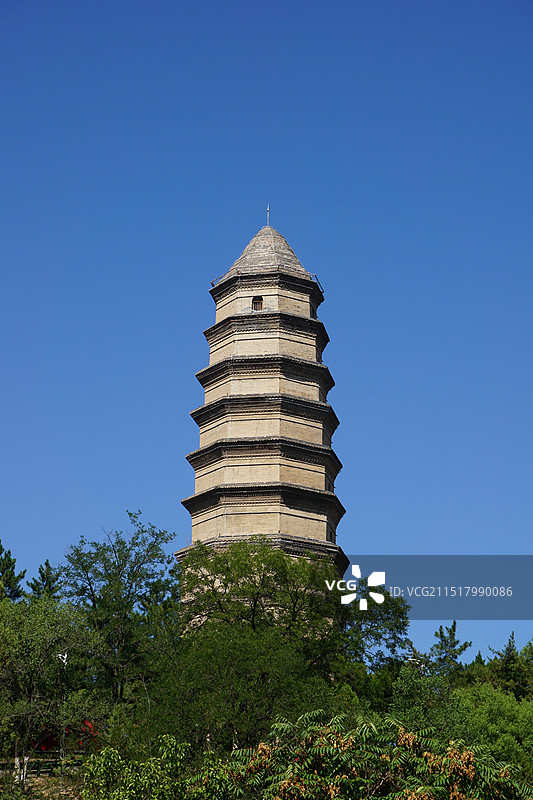 陕西延安宝塔图片素材