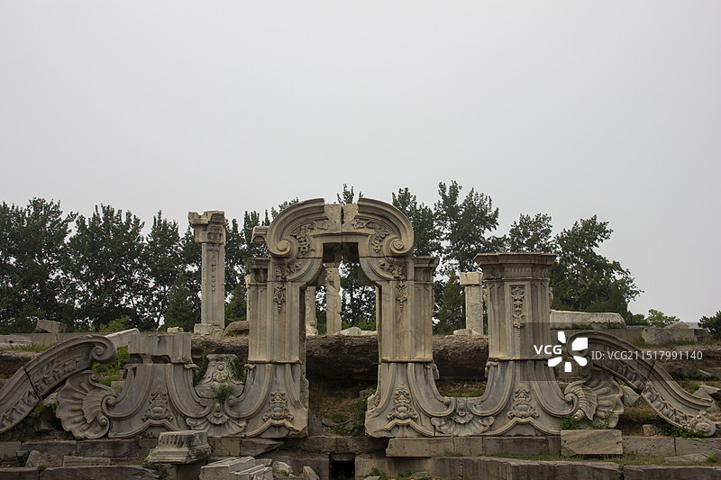 北京圆明园图片素材