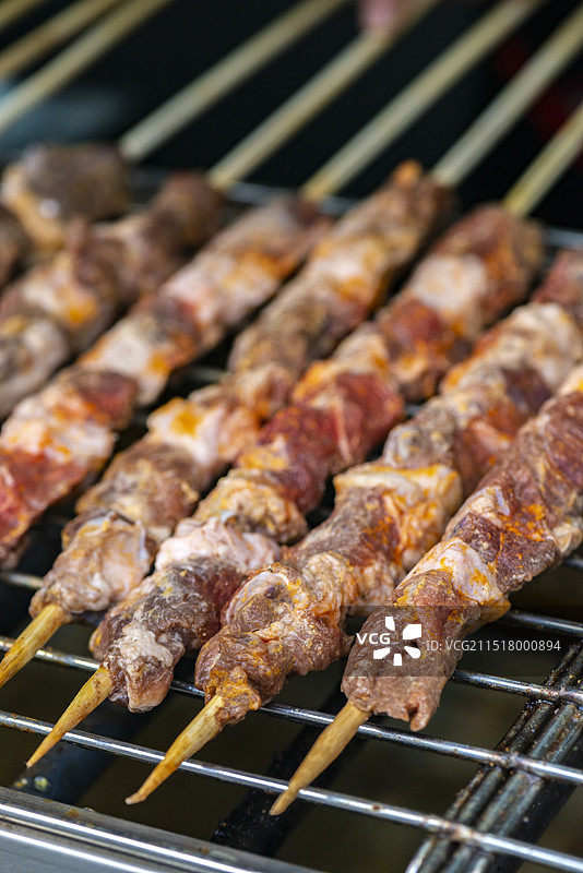 烤羊肉串图片素材