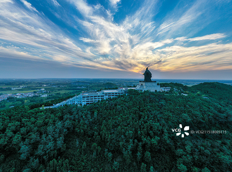 河南省永城市芒砀山大汉雄风图片素材