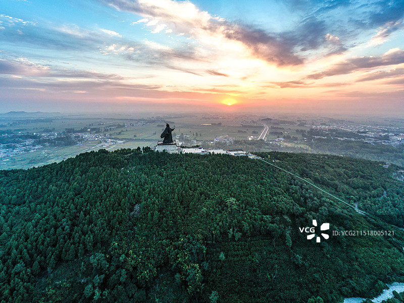 河南省永城市芒砀山大汉雄风图片素材