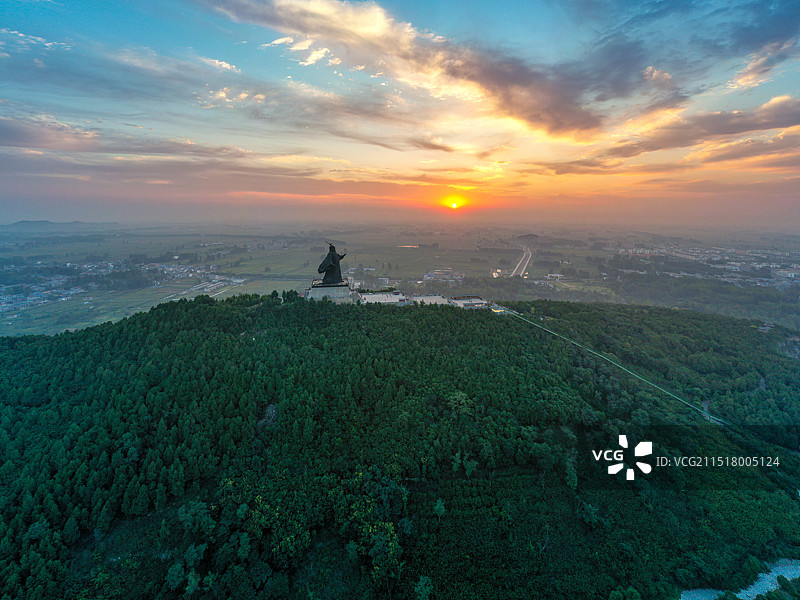 河南省永城市芒砀山大汉雄风图片素材