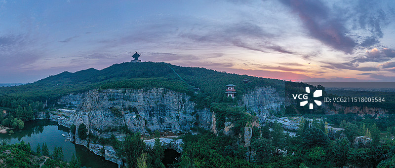 河南省永城市芒砀山大汉雄风图片素材