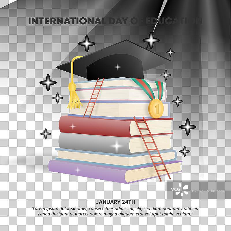 国际教育日与书籍图片素材