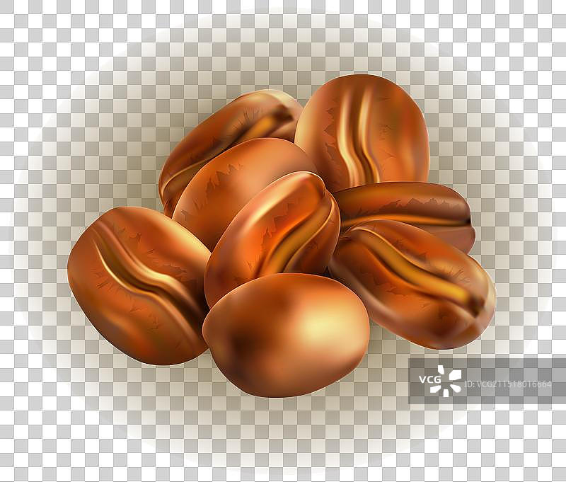 3D咖啡豆堆图片素材