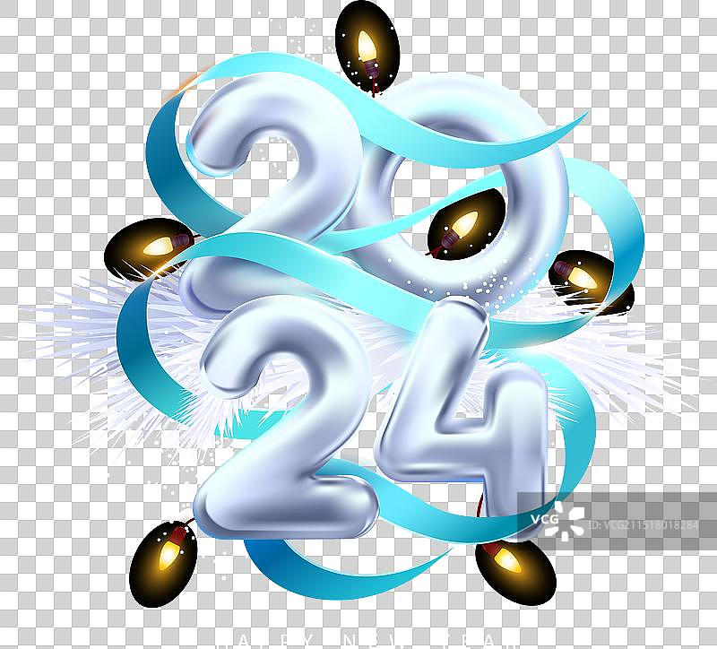 2024新年圣诞贺卡设计图片素材