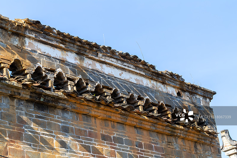 江西省吉水县金滩镇燕坊古村落景色（4A级旅游景区）图片素材