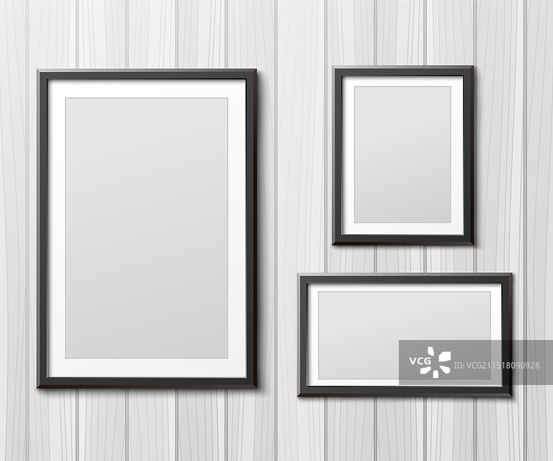 白色墙壁上的相框图片素材
