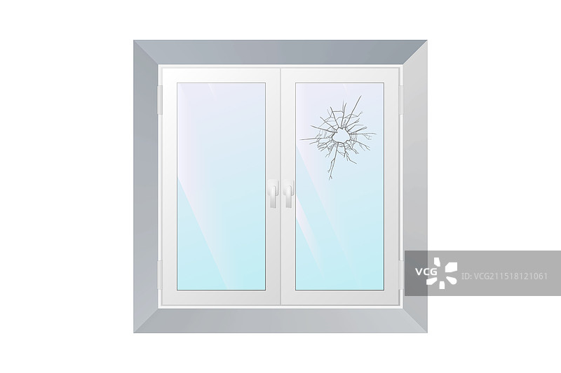 破损的窗户设计图片素材