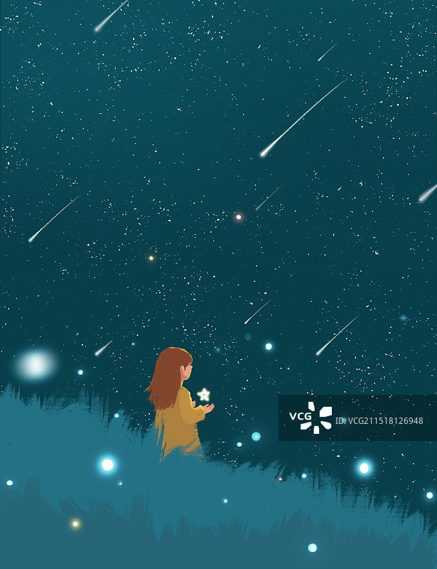 从天而降的一亿颗星星图片素材