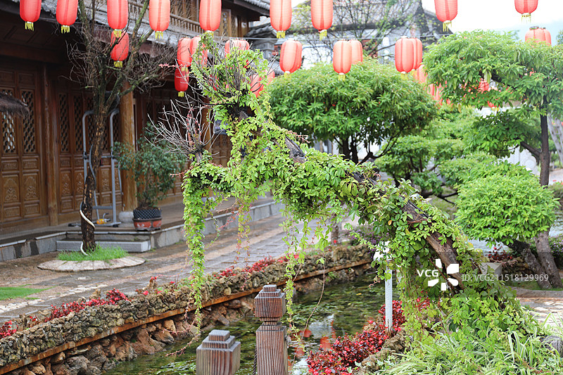 大理银都水乡新华白族旅游村景区图片素材