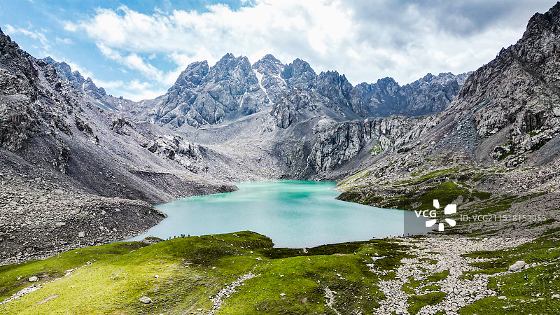祁连山冰沟河柴尔龙海图片素材
