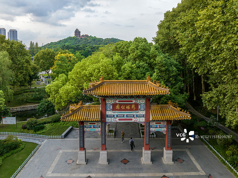 南京绣球公园图片素材