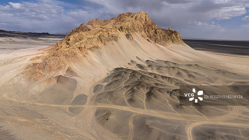 胭脂山+青海省海西蒙古族藏族自治州‌茫崖市冷湖镇图片素材