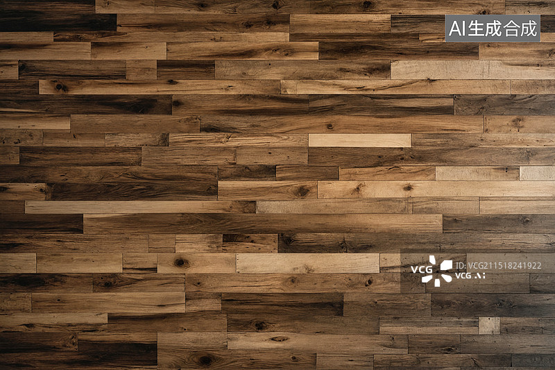 【AI数字艺术】木质拼花地板图片素材