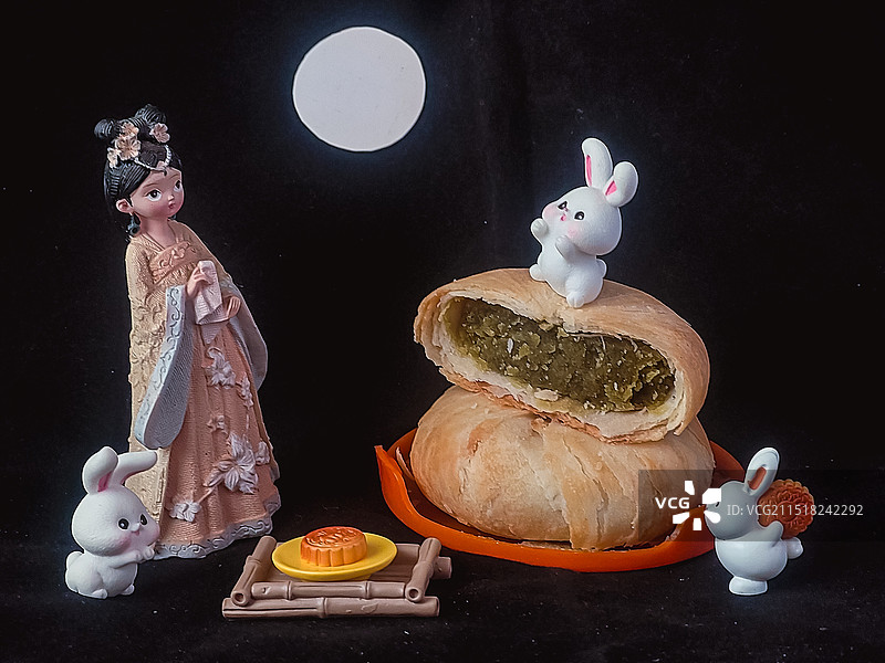 月满中秋图片素材