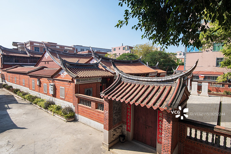 泉州鲤城江南王宫社区古民居图片素材