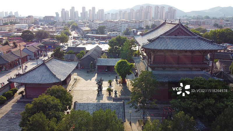 天津蓟州独乐寺山门与观音阁图片素材