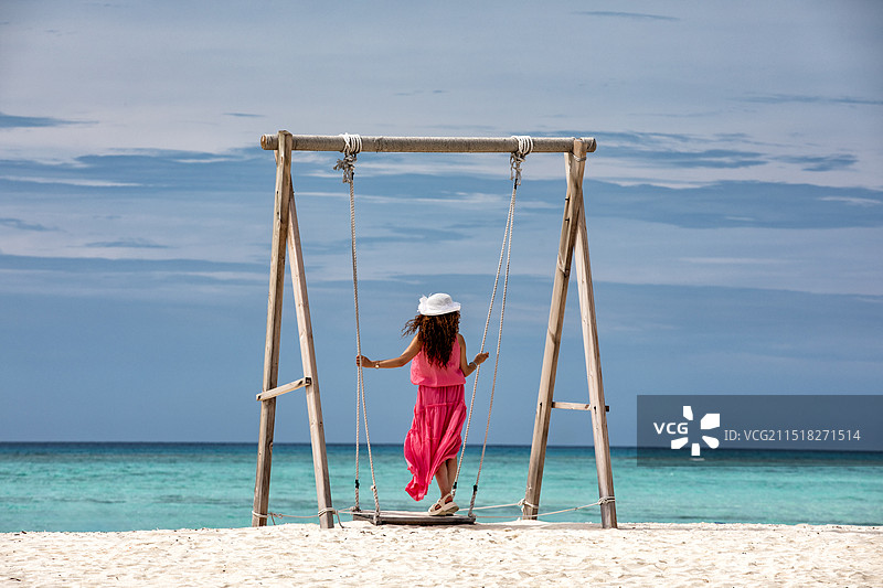 在西沙看海图片素材