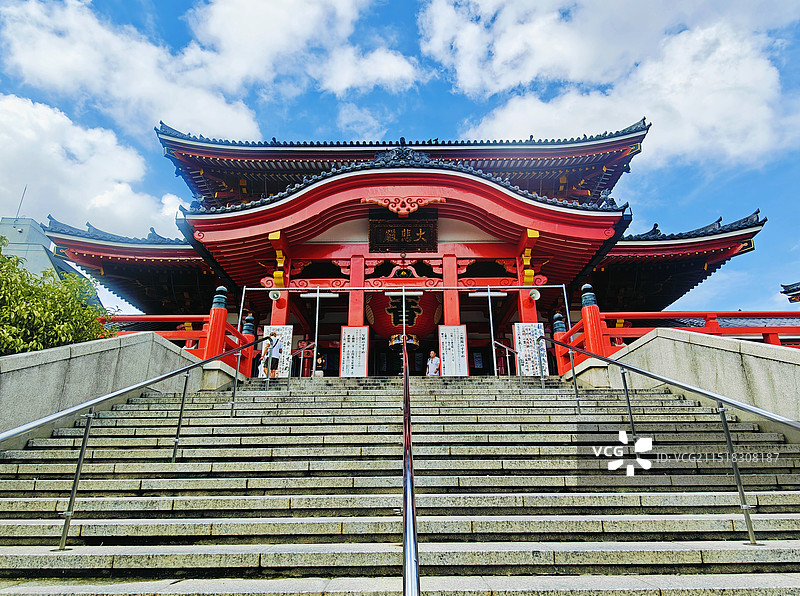 日本名古屋 大须观音寺图片素材